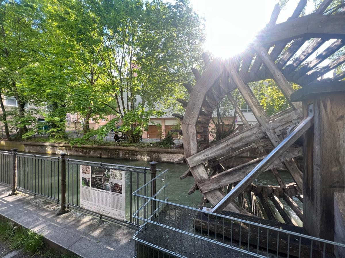 Ferienwohnung Liboria I Als Gruppe Im Denkmal Augsburgs Exterior foto